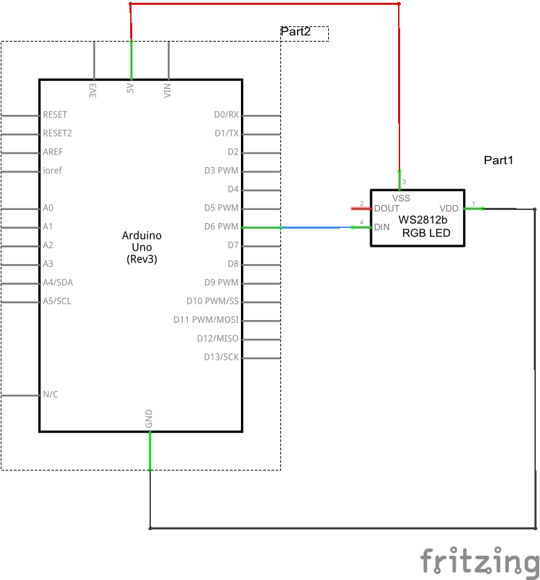 Arduino and WS2812_schem