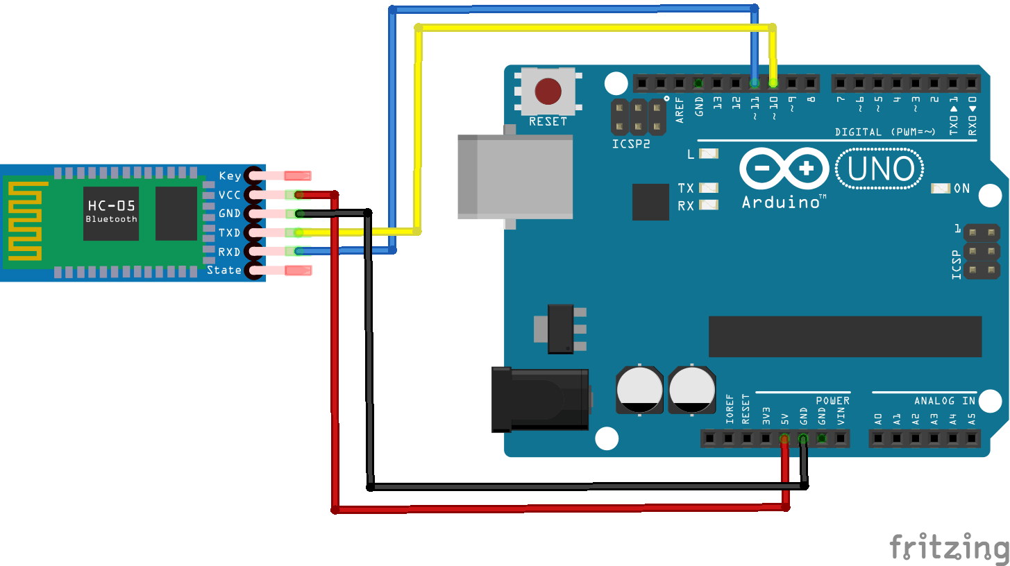 arduino and hc05