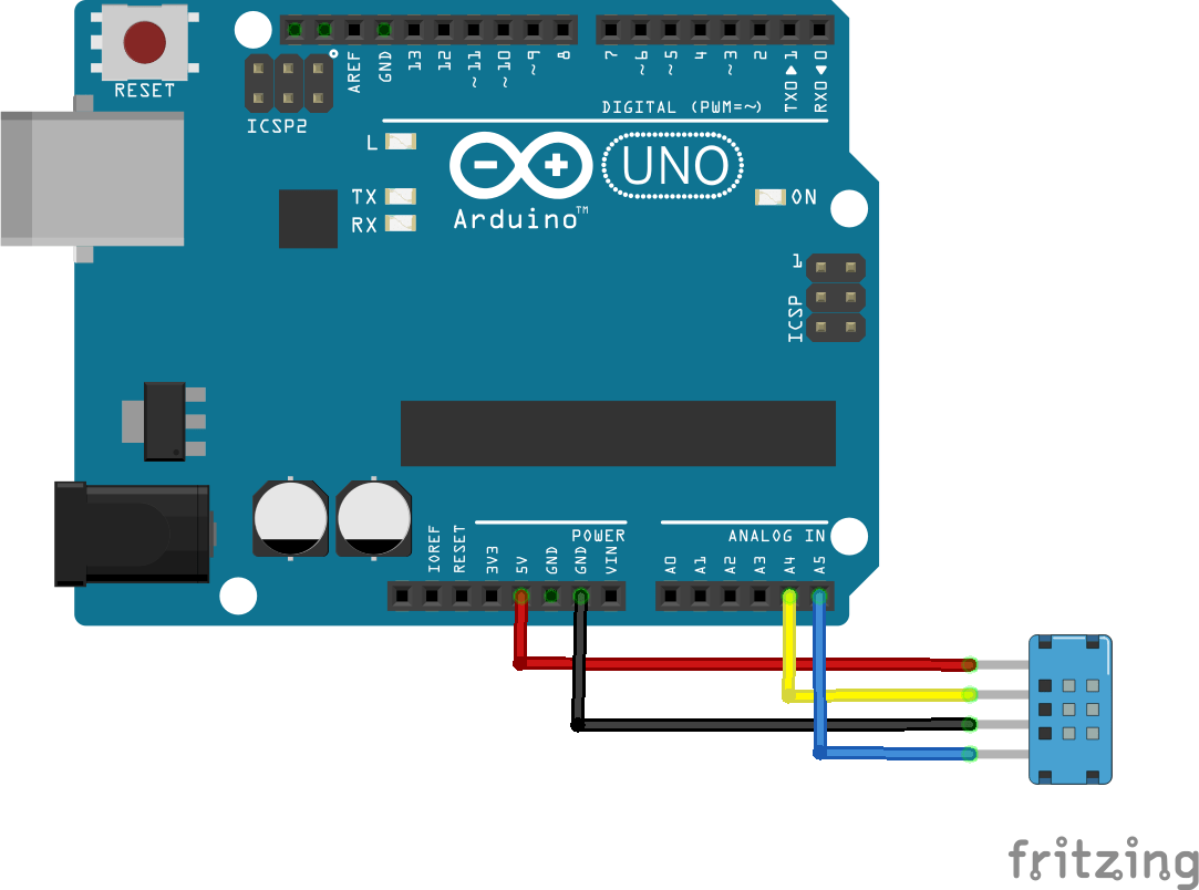 arduino and dht12