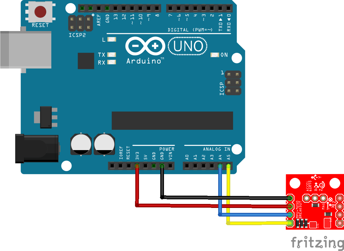arduino and mpu-6500