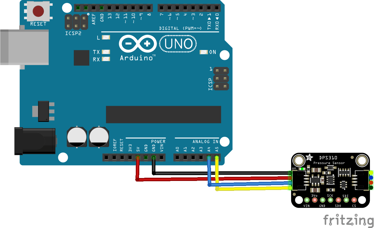 arduino and DPS310