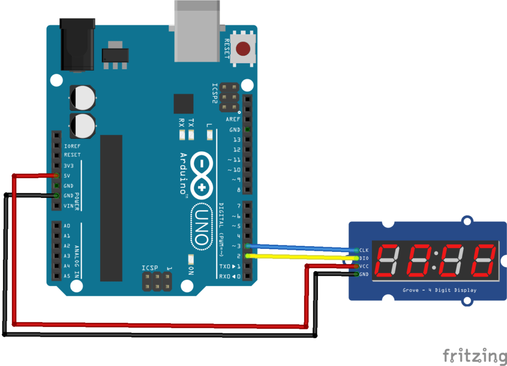 TM1637 7 segment display example - Arduino Learning