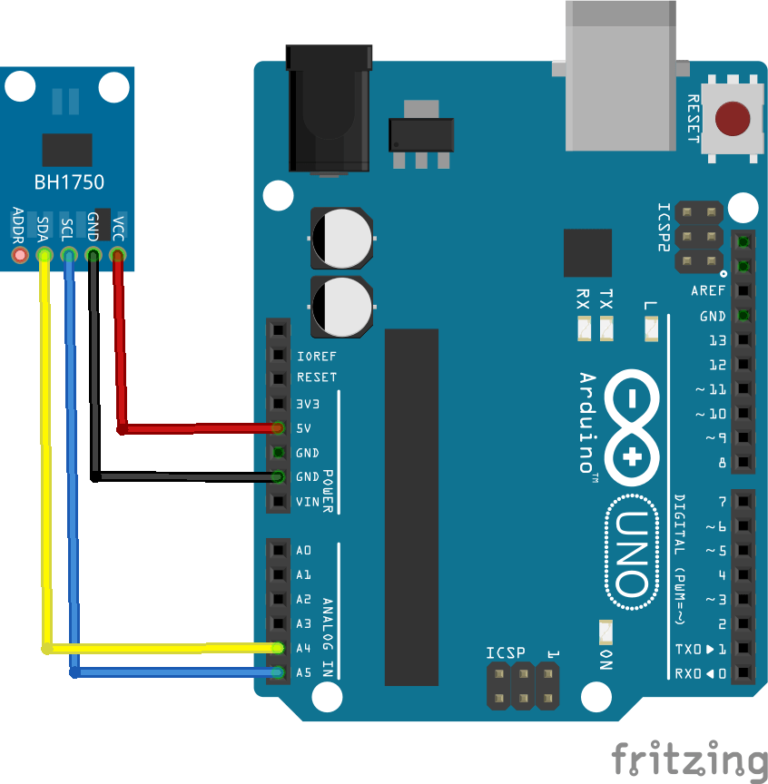 Arduino and BH1750 sensor - Arduino Learning