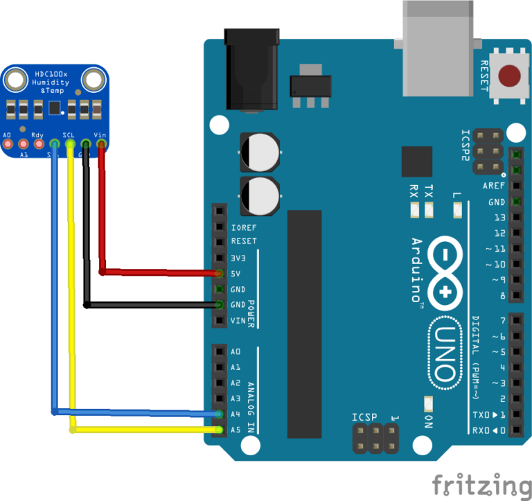 Arduino and HDC1008 using no 3rd party libraries - Arduino Learning