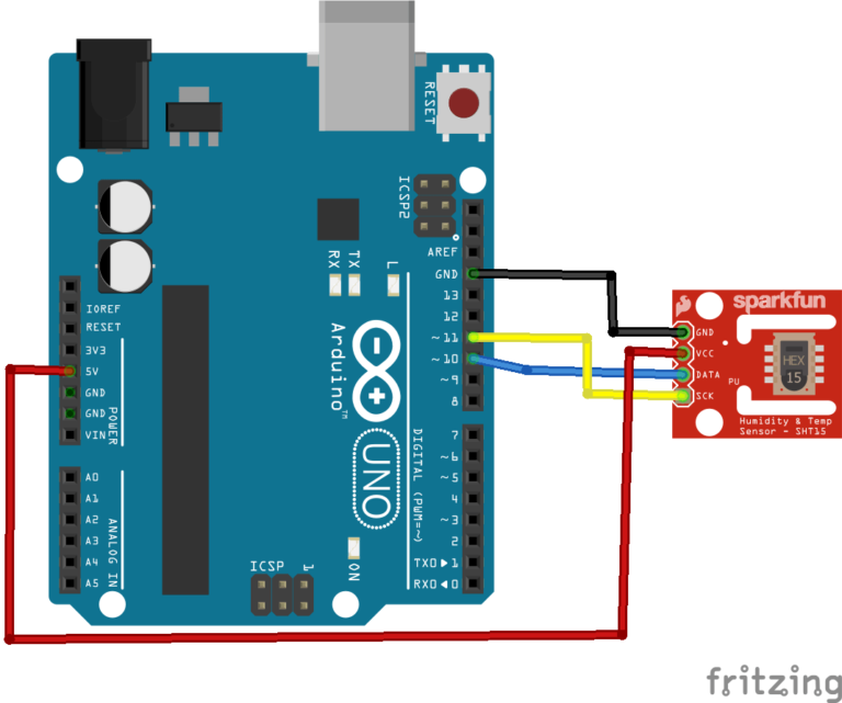 Arduino and SHT11 example - Arduino Learning