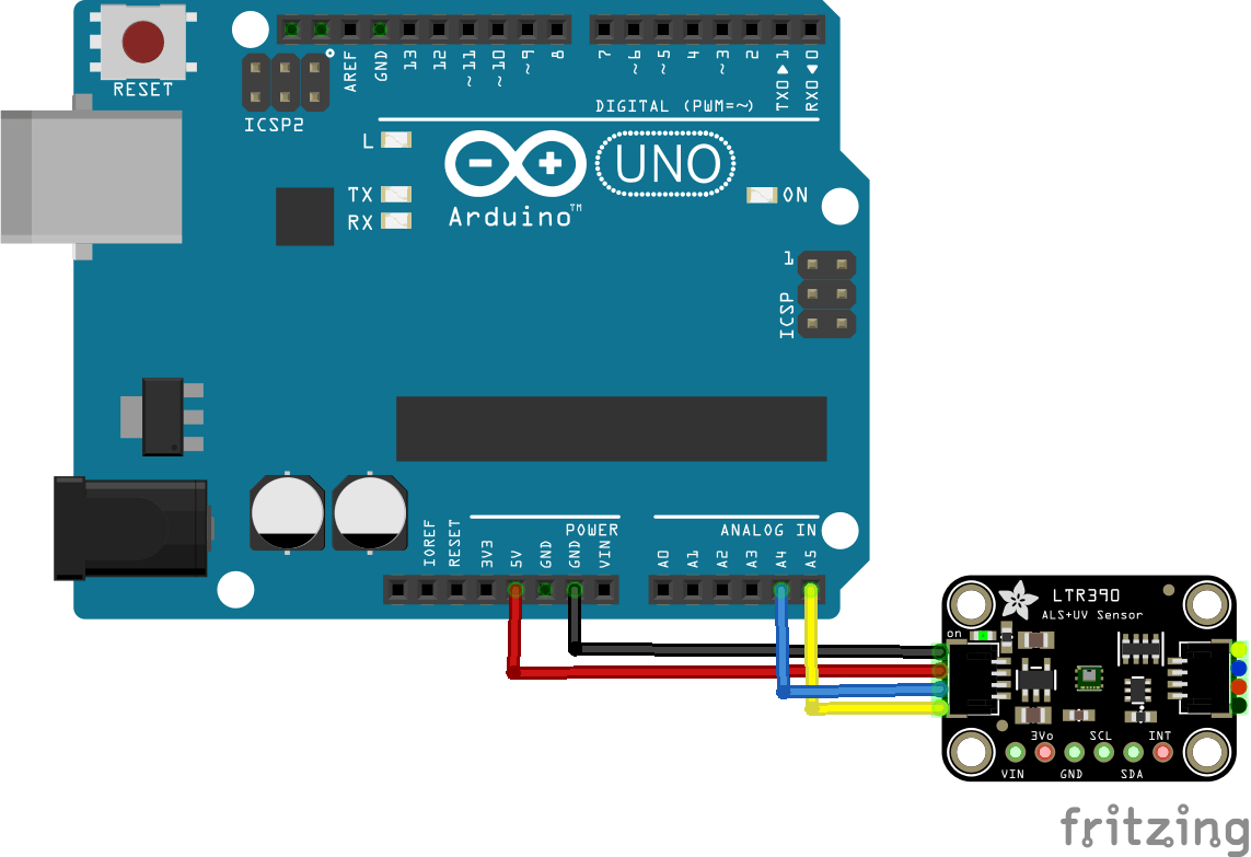 arduino and LTR390
