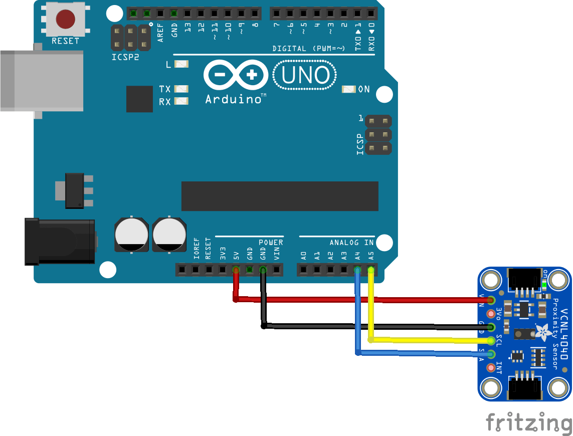 arduino and VCNL4040