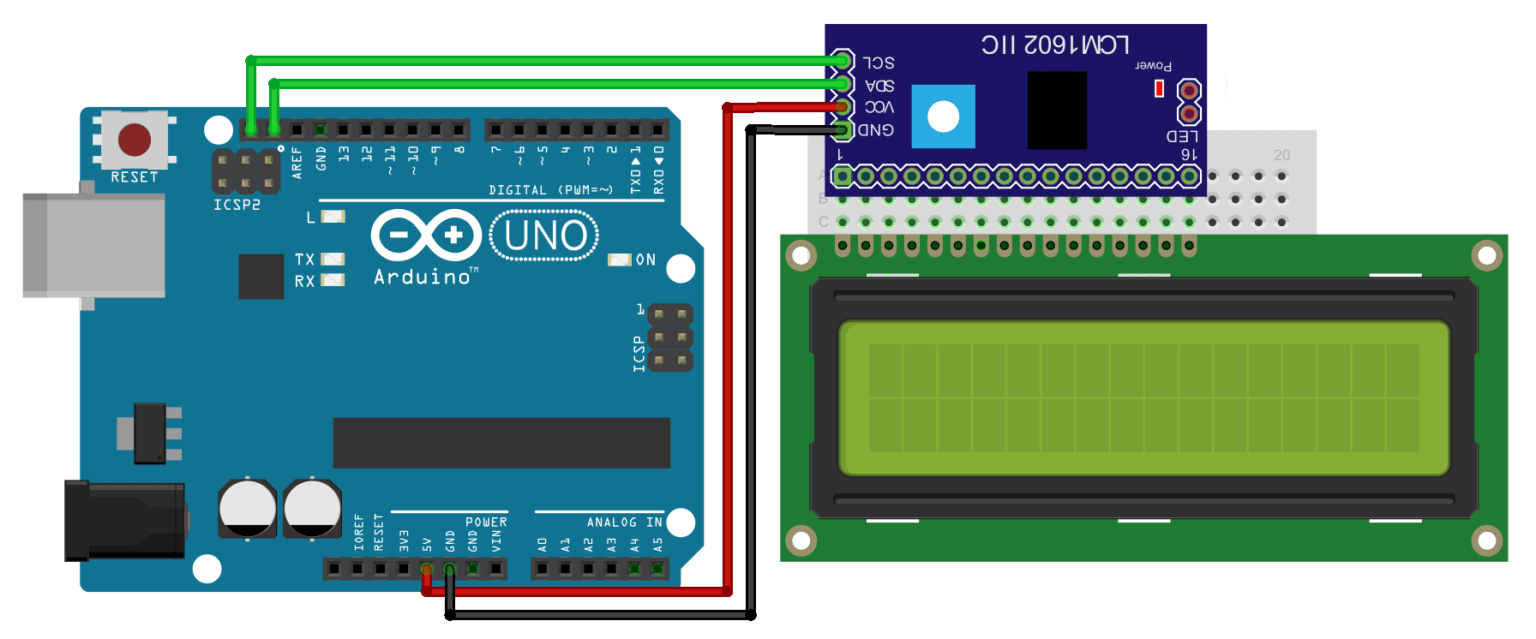 Displaying custom characters on an I2C LCD with an Arduino - Arduino ...